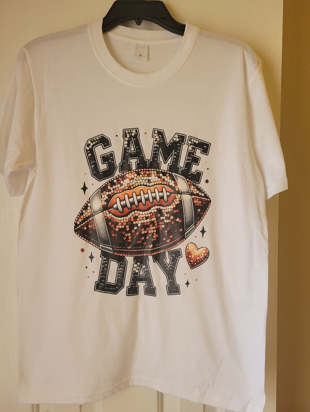 Game Day Football Graphic Tee - White